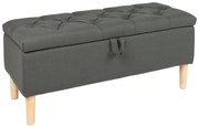 Banca Chesterfield CASTLE 100 cm cu spatiu de depozitare