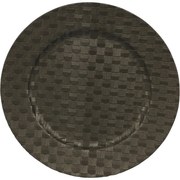 Suport farfurie mat Black Weaving, 33 cm