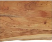 vidaXL Raft perete 50x40x3,8 cm dreptunghiular lemn acacia margine vie