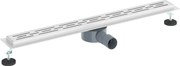 vidaXL Scurgere pentru duș cu capac din sticlă și sifon de 360° 80 cm