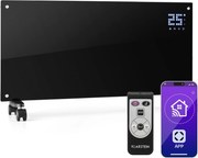 Klarstein Bornholm Smart, convector electric, 2000 W, WiFi, afișaj LED, cronometru, IP24, negru