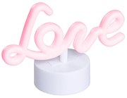 Lampă de masă neon roșie Love incl. LED - Liebe