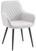 Fotoliu design Oskarsi (Gri deschis+ Negru) . 1097106