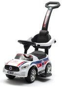 Mașinuță Baby Mix pentru copii cu sunet și barăde ghidare Ambulanță, alb