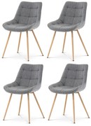 Set de scaune de sufragerie CT-394 GREY2, 4 buc.