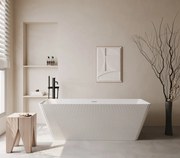 Cada acril freestanding, Alb lucios, 160x75x58 cm, 5038S