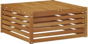 vidaXL Masă de exterior Lemn Solid de Acacia natural 79 x 79 x 37 cm