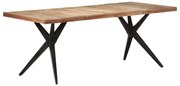 vidaXL Masă de bucătărie, 200x90x76 cm, lemn masiv reciclat