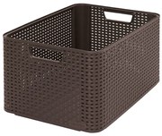 Coș de depozitare Curver Style, 30 l, maro