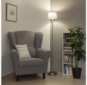 Brilagi - Lampă LED de podea CERIA 1xE27/40W/230V Ø 25 cm gri/crom mat