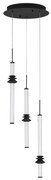 Lustra cu 3 pendule LED design modern ATMOSFERA