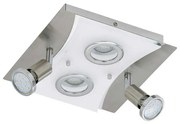 Briloner 3582-042 - Plafonieră LED RIPOSO 2xLED/5W/230V + 2xGU10/3W