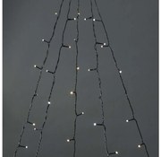 Nedis WIFILXT12W200 - LED perde de Crăciun 200 LED, 8 funcții, 5x7m, IP65, Wi-Fi