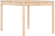 vidaXL Măsuță de grădină, 121x82,5x76 cm, lemn masiv de pin