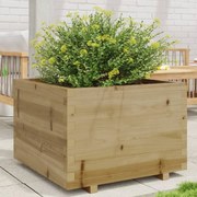 vidaXL Jardinieră de grădină, 70x70x49,5 cm, lemn de pin impregnat