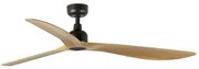 Ventilator de tavan FARO 34360 OUTWOOD L maro/negru d. 150 cm IP44 + telecomandă