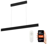 Lustră LED pe cablu dimabilă neagră LISTON LED/18W/230V Immax NEO 07076L + telecomandă