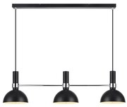 Markslöjd 106855 - Lustră pe cablu LARRY 3xE27/60W/230V negru/crom lucios