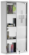 Dulap medicamente cu 4 rafturi HOMCOM, 30x12x60cm | Aosom Romania