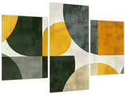 Tablou - Abstracție în culoare de măslin (90x60 cm)