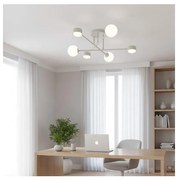 Plafonieră aplicată HOLON 3xG9/8W/230V + 3xGX53/12W albă