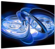 Tabloul abstract albastru (70x50 cm)