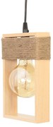 Pendul rustic fabricat manual din lemn Rodos
