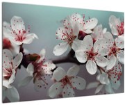 Tablou cu floare - roșie (90x60 cm)