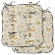Pernă din bumbac pentru scaun Cooksmart ® Woodland