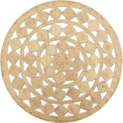 vidaXL Covor manual din iută împletită, 90 cm