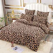 Set Lenjerie De Pat Cocolino 6 Piese Pat 2 Persoane - Leopard