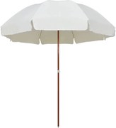 vidaXL Umbrelă soare de grădină cu stâlp din oțel, nisipiu, 300 cm