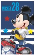 Disney Mickey Football Blue prosop de mână, prosop pentru față, prosop de 35x65cm