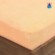 Cearceaf impermeabil FROTIR, roz somon 180 x 200 cm