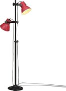 vidaXL Lampă de podea, 25 W, roșu uzat, 25x25x90/140 cm, E27