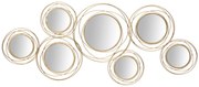 Oglinda Gold Circles 124,5/4/53,5 cm