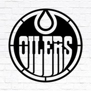 DUBLEZ | Edmonton Oilers - Logo pentru perete