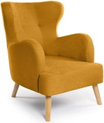 Fotoliu galben muștar wing Noemye – Bonami Selection