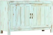 vidaXL Servantă, albastru deschis, 110x35x70 cm, lemn masiv de mango