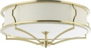 Open Design OR84436 - Plafonieră STESSO, 4 x E27, 12 W, 230 V, Ø 65 cm, alamă/alb