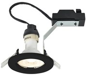 Spot incastrabil directionabil cu bec GU10 2700K dimabil Canis negru