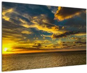 Apus de soare la mare (90x60 cm)