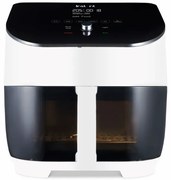 Friteuza cu aer cald Instant Pot Vortex Plus Clearcook 140319601, 1700W, 5.7L, 6 programe, 35-205°C, Iluminare interioara, Alb/Negru