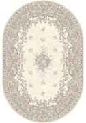 Covor lana oval Dafne alabastrowy 080 X 120