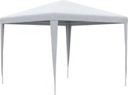 Outsunny Foisor de Grădină 3x3 Impermeabil pentru Petreceri Cadru Oțel Exterior Interior 2.7x2.7m Alb | Aosom Romania