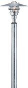 Nordlux - Lampă de exterior VEJERS 1xE27/60W/230V IP54 argintie 130 cm