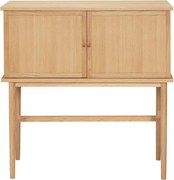 Dulap în culoare naturală cu aspect de lemn de stejar 90x90 cm Dash – Hübsch