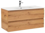 Dulap inferior Vario Forte 100 cu lavoar stejar-stejar