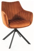 Scaun Azalia velvet cinnamon Blu4215