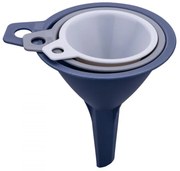 Set de 3 pâlnii Tasty Ocean Blue 678399, 3 dimensiuni, plastic, multicolor